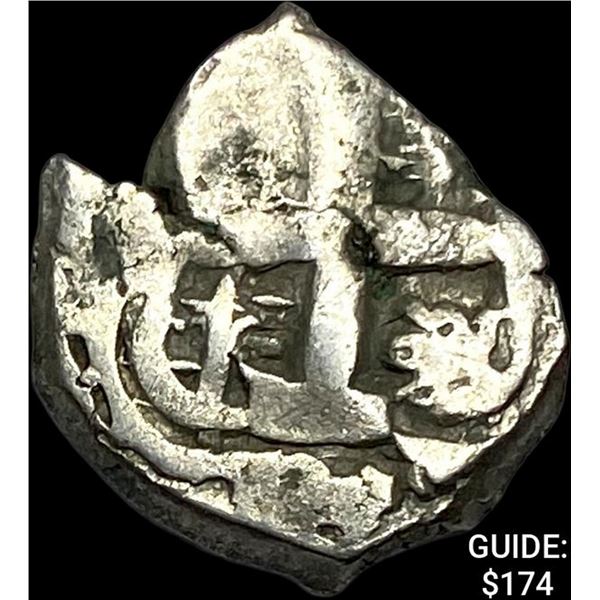 1500s-1600s Spanish Colonial Silver Cob NEARLY UNCIRCULATED