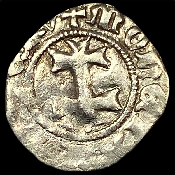 1386-1395 Hungary Silver Denar CLOSELY UNCIRCULATED