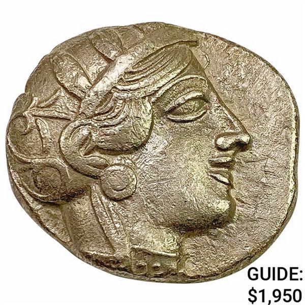440-404 BC Attica, Athens SIlver Tetradrachm Owl CHOICE AU