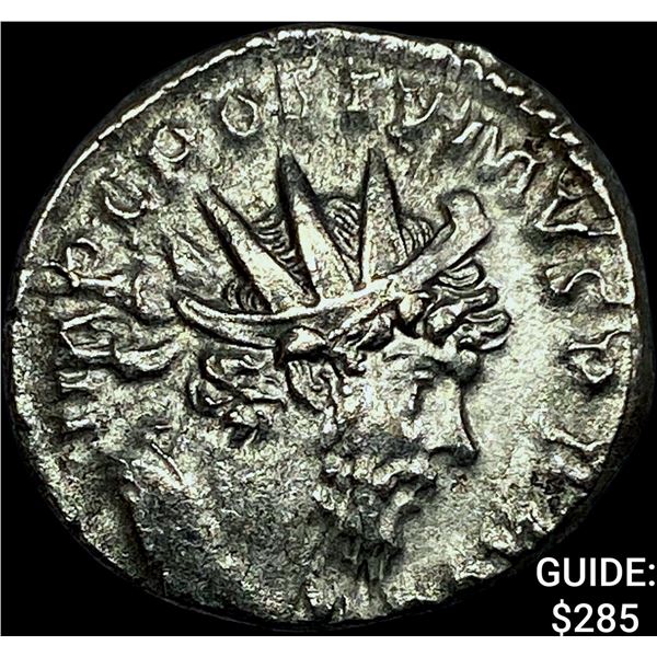 Roman Postumus 260-269 AD Silver Dbl Denararius CHOICE AU