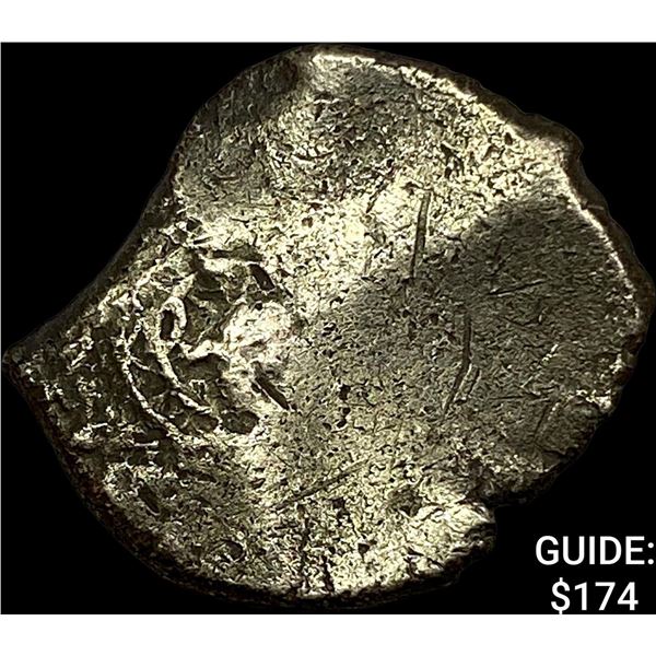 1500s-1600s Spanish Colonial Silver Cob NEARLY UNCIRCULATED
