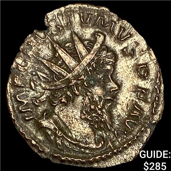 Roman Postumus. 260-269 AD Silver Double Denarius CHOICE AU