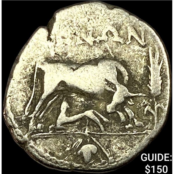 Illyria 260/167-98 BC Silver Drachm NEARLY UNCIRCULATED