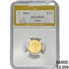 Image 1 : 1856 $2.50 Gold Quarter Eagle PGA MS63 DETAIL