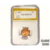 Image 1 : 1907 Indian Head Cent PGA MS65 RB
