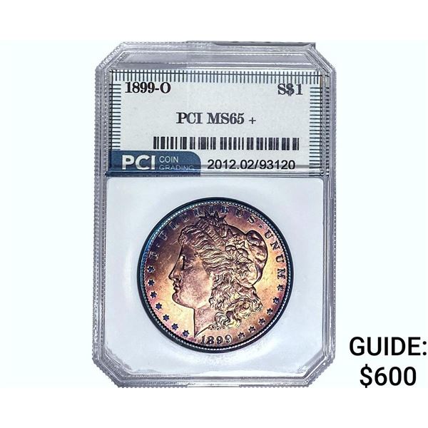 1899-O Morgan Silver Dollar PCI MS65+