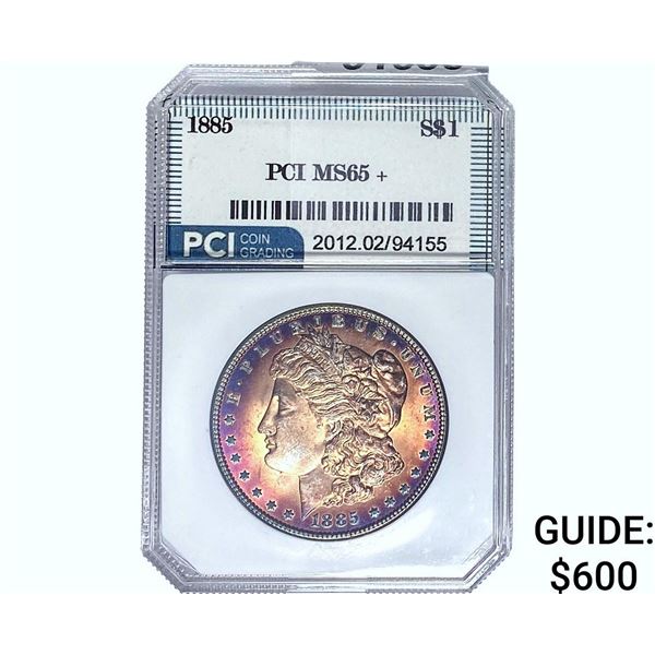 1885 Morgan Silver Dollar PCI MS65+