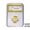 Image 1 : 1907 $2.50 Gold Quarter Eagle PGA MS64