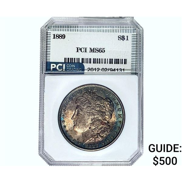 1889 Morgan Silver Dollar PGA MS65