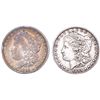 Image 1 : [2 Coins] 1899 Morgan Silver Dollar