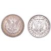 Image 2 : [2 Coins] 1899 Morgan Silver Dollar