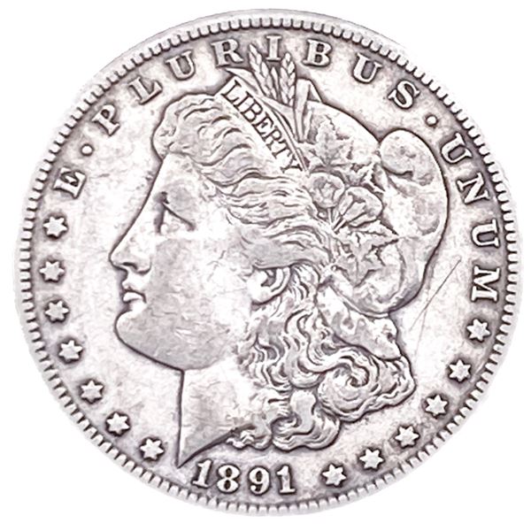 1891 Morgan Silver Dollar