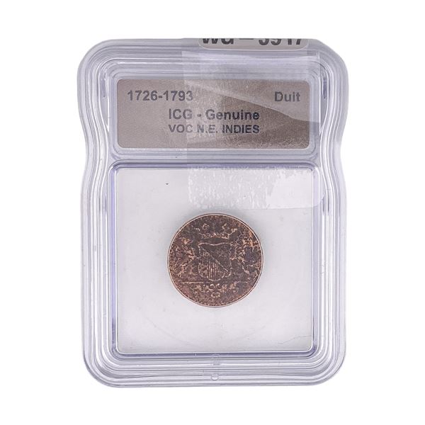 1726-1793 VOC N.E. INDIES Duit ICG Genuine