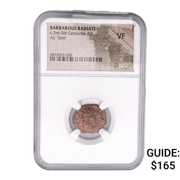 Barbarous Radiate c.3rd-5th Centuries AD AE 'Unit' NGC VF