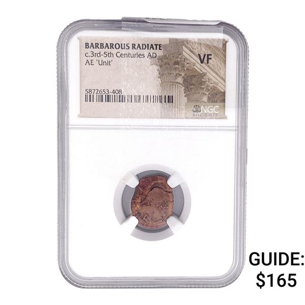 Barbarous Radiate c.3rd-5th Centuries AD AE 'Unit' NGC VF