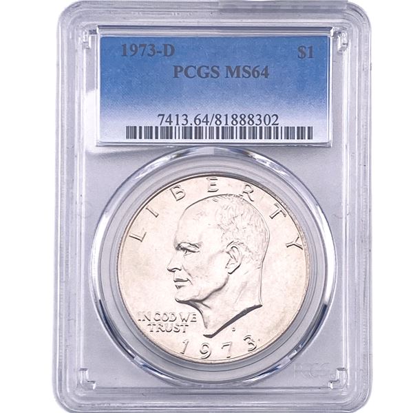 1973-D Eisenhower Dollar PCGS MS64
