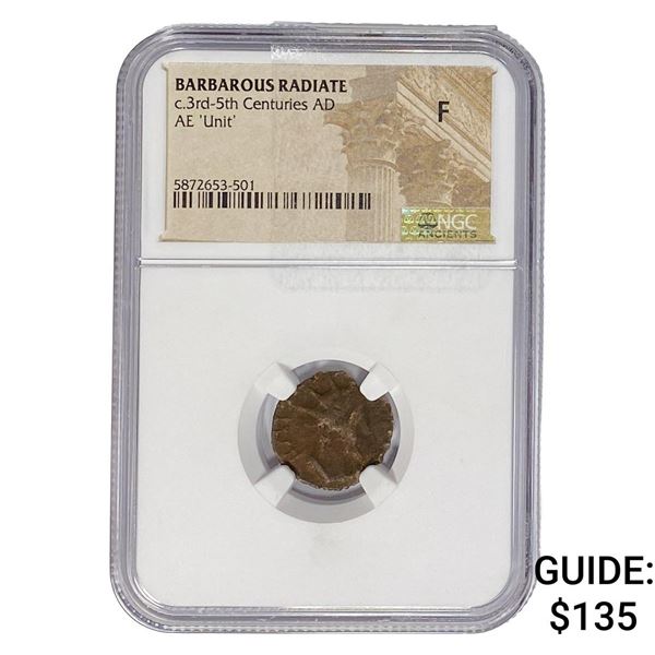 Barbarous Radiate c.3rd-5th Centuries AD AE 'Unit' NGC F