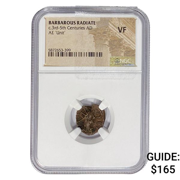 Barbarous Radiate c.3rd-5th Centuries AD AE 'Unit' NGC VF
