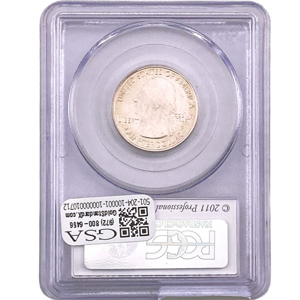2011-P 25C Glacier NP PCGS MS66