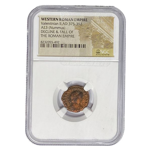 WesternRoman ValentinianII,AD375-392 AE3(Nummus) NGC