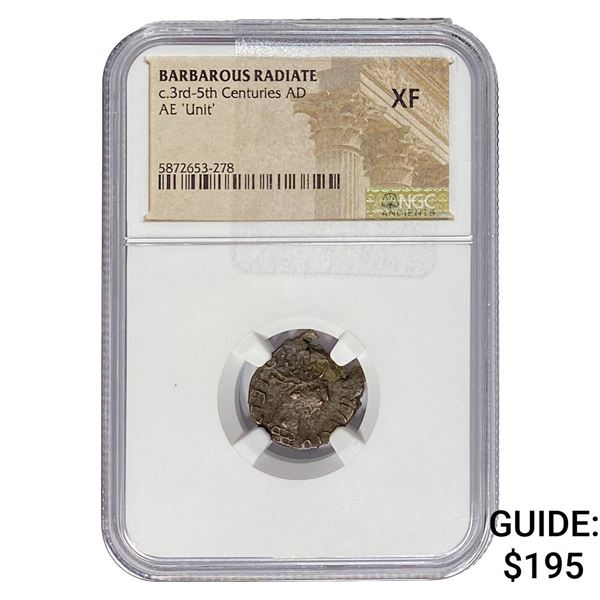 Barbarous Radiate c.3rd-5th Centuries AD AE 'Unit' NGC XF