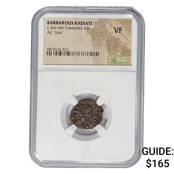 Barbarous Radiate c.3rd-5th Centuries AD AE 'Unit' NGC VF