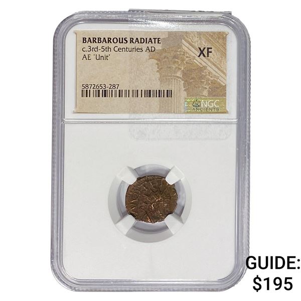 Barbarous Radiate c.3rd-5th Centuries AD AE 'Unit' NGC XF