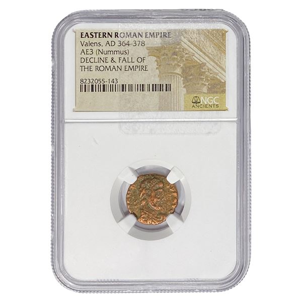 Eastern Roman Valens, AD 364-378 AE3(Nummus) NGC