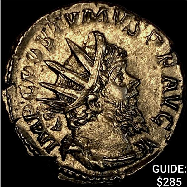 Roman Postumus 260-269 AD Silver Dbl Denararius CHOICE AU