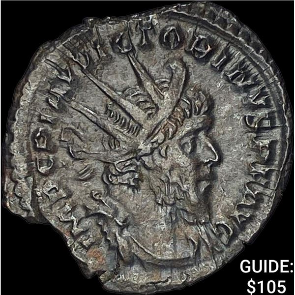 Romano-Gallic Victorinus 269-271 AD BI Dbl-Denair CHOICE AU