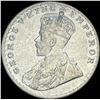 Image 1 : 1919 India George V Silver One Rupees UNCIRCULATED
