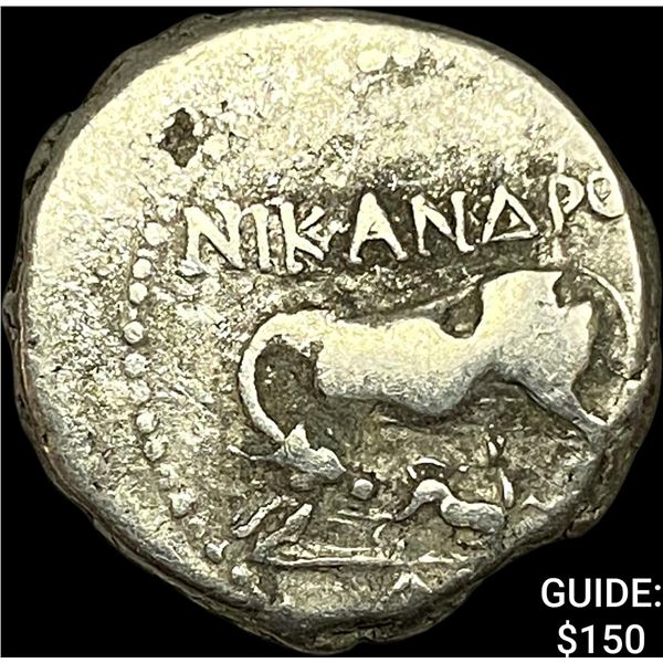 Illyria 260/167-98 BC Silver Drachm NEARLY UNCIRCULATED