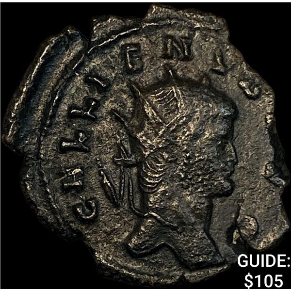 Roman Gallienus 253-268 AD Bronze Dbl Denarius CHOICE AU
