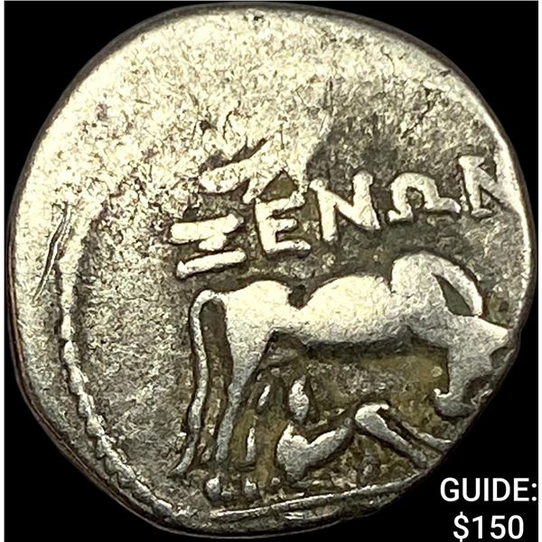 Illyria 260/167-98 BC Silver Drachm NEARLY UNCIRCULATED