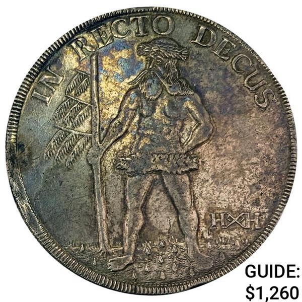 1712 HH German Hannover Silver Thaler CLOSELY UNCIRCULATED