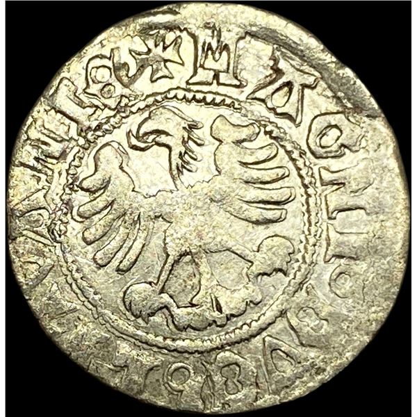1500s-1600s Lithuria Silver Grosz CLOSELY UNCIRCULATED