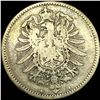 Image 1 : 1876-A Germany Silver 1 Reichsmark NEARLY UNCIRCULATED