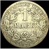 Image 2 : 1876-A Germany Silver 1 Reichsmark NEARLY UNCIRCULATED