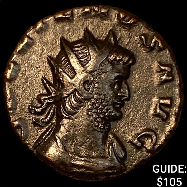 Roman Gallienus 253-268 AD Bronze Dbl Denarius CHOICE AU