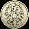 Image 1 : 1876-C Germany Silver 1 Reichsmark NEARLY UNCIRCULATED