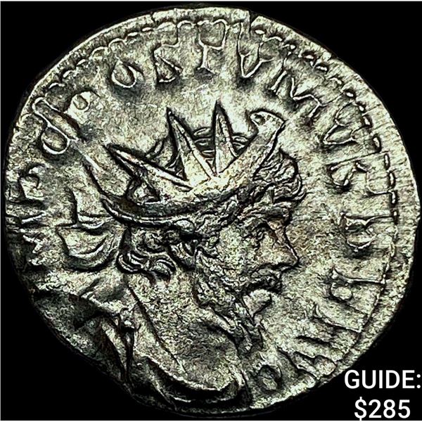 Roman Postumus 260-269 AD Silver Dbl Denararius CHOICE AU