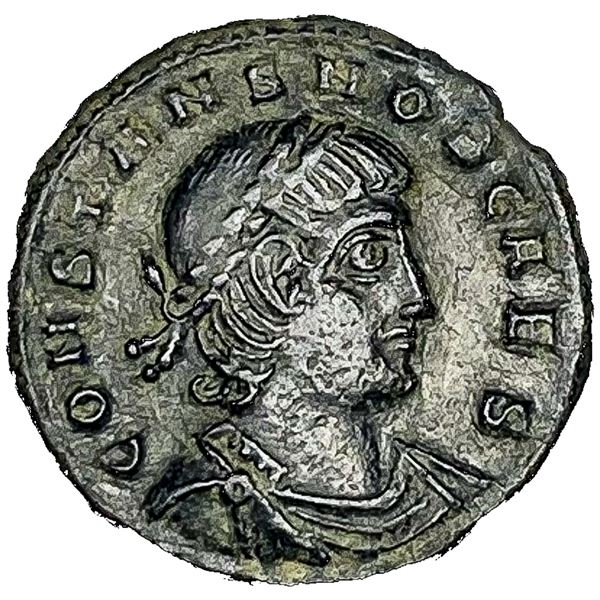 Constans 9 Sep 337-19 Jan 350 AD Bronze AE 4
