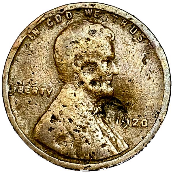 1920 Wheat Cent