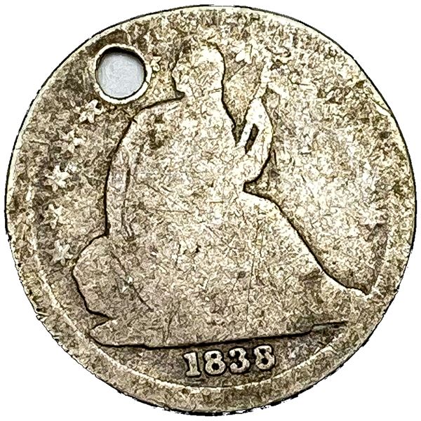 1838 Seated Liberty Dime