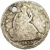 Image 1 : 1838 Seated Liberty Dime