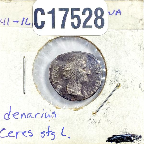 Faustina Denarius Ceres 141-161 AD