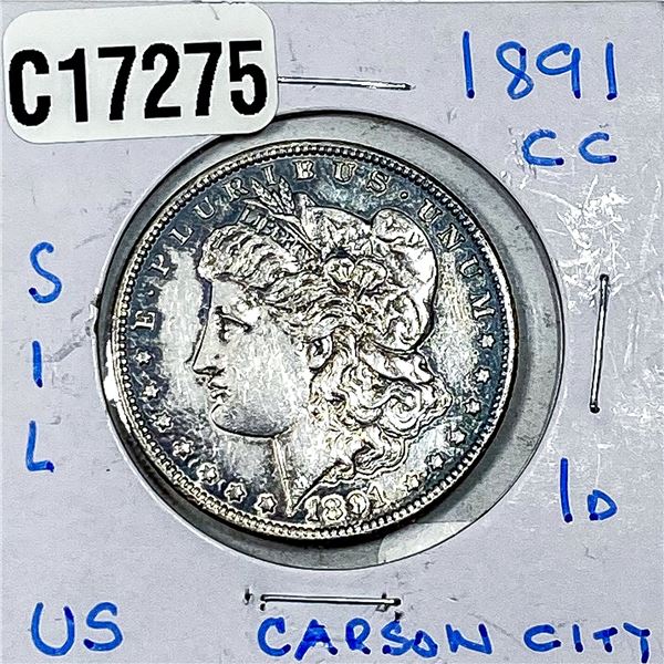 1891-CC Morgan Silver Dollar