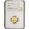 Image 1 : 1998 Gold $5 American Eagle 1/10 oz NGC MS69