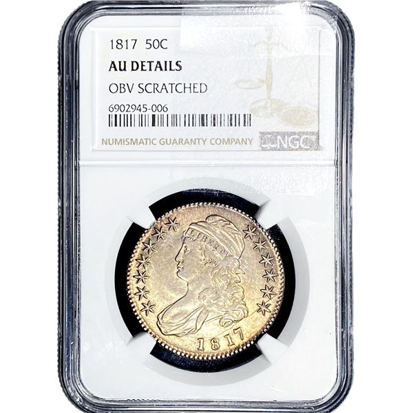 1817 Capped Bust Half Dollar NGC AUDetails