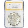 Image 1 : 1878 Morgan Silver Dollar PGA MS64 Rev 1879